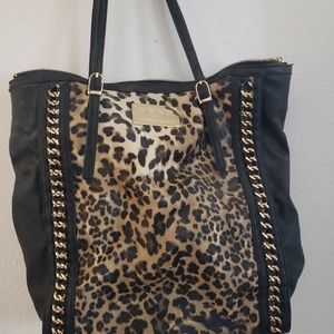 Bebe Leapord/Cheetah Shoulder Bag
